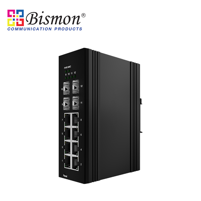 8-port-10-100-1000Base-T-with-4xSFP-slot-Fiber-Managed-Industrial-grade-Switch